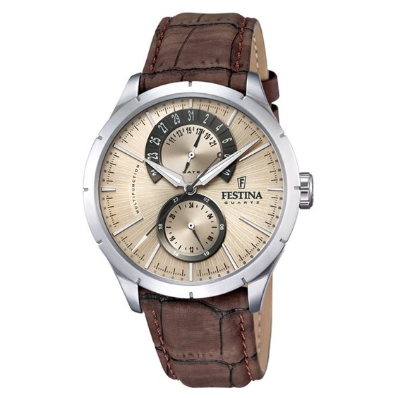 Festina best sale leather watch